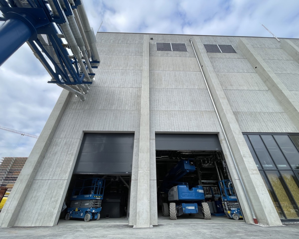 Doppelwände und Fassadenelemente mit Matrizenstruktur 