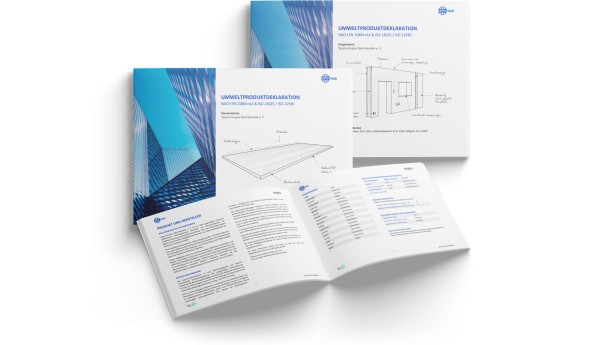 Umweltproduktdeklarationen für die Produkte „Elementdecke“ und „Doppelwand“